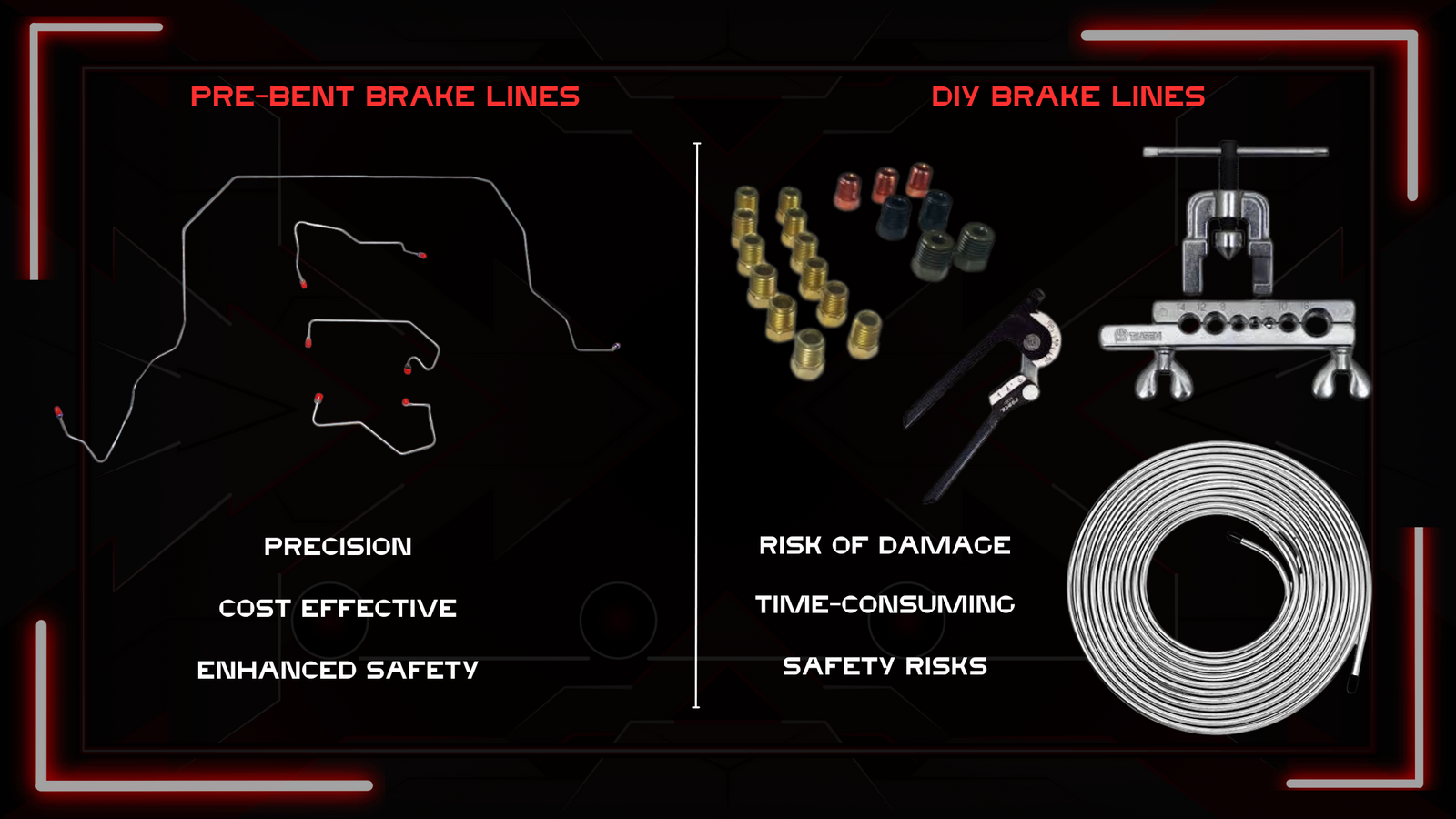 The Advantages of Pre-Bent Brake Lines Over DIY Brake Lines - Modern Day Muffler