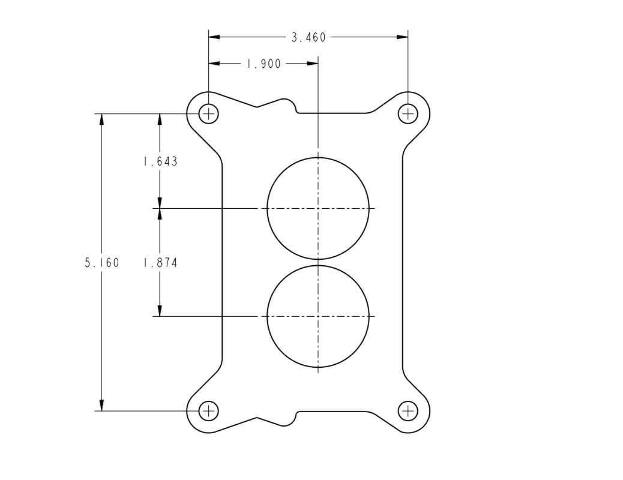 Holley 500 CFM Performance 2BBL Carburetor - 0-4412C
