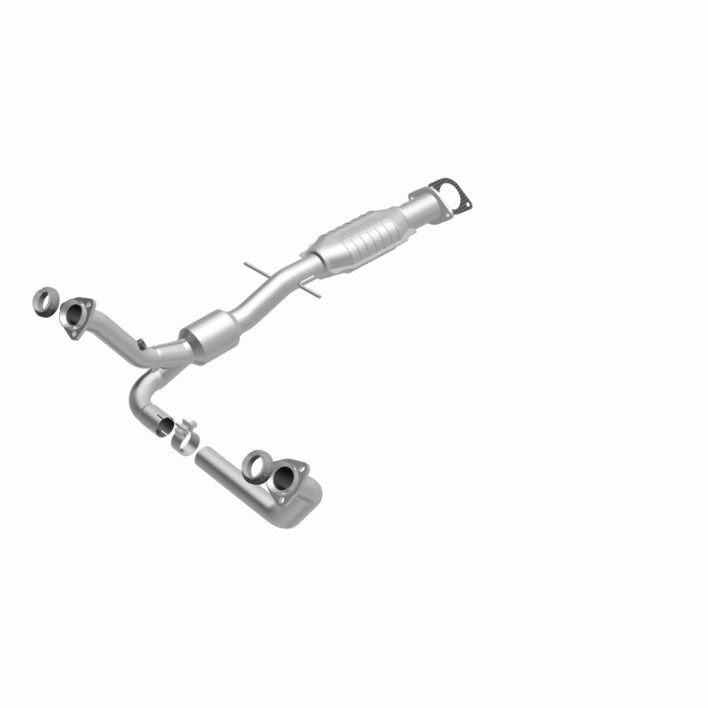 MagnaFlow direct-fit catalytic converter fits 2000-2002 Chevrolet S10, GMC Sonoma, and additional vehicles and 00-0 GM S10/Sonoma 4.3L stainless steel CARB compliant 447240