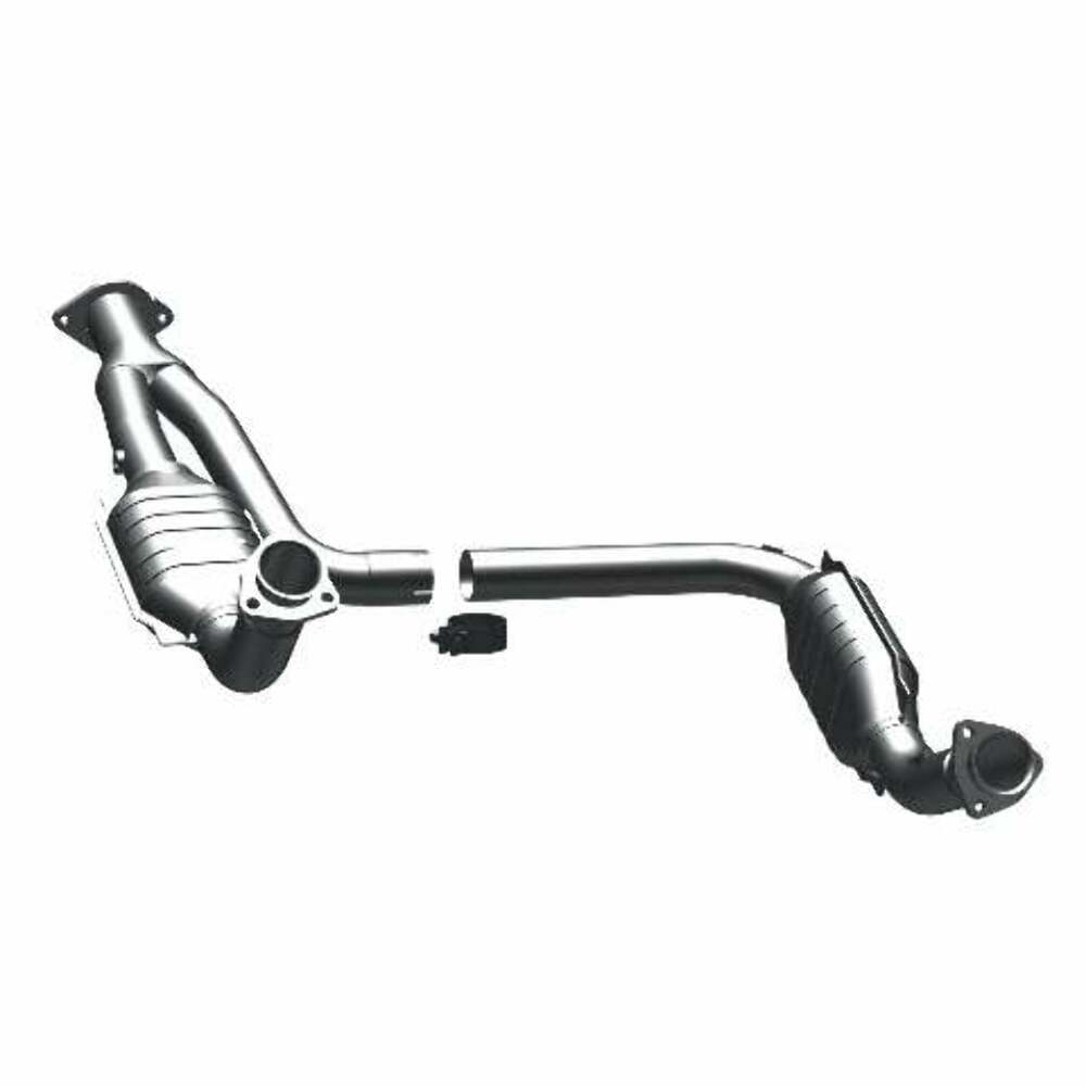 MagnaFlow direct-fit catalytic converter fits 1996-2000 Chevrolet Tahoe, 1996-1999 Chevrolet K1500 Suburban, and additional vehicles and 00-01Tahoe/Yukon V8 5.7L stainless steel CA