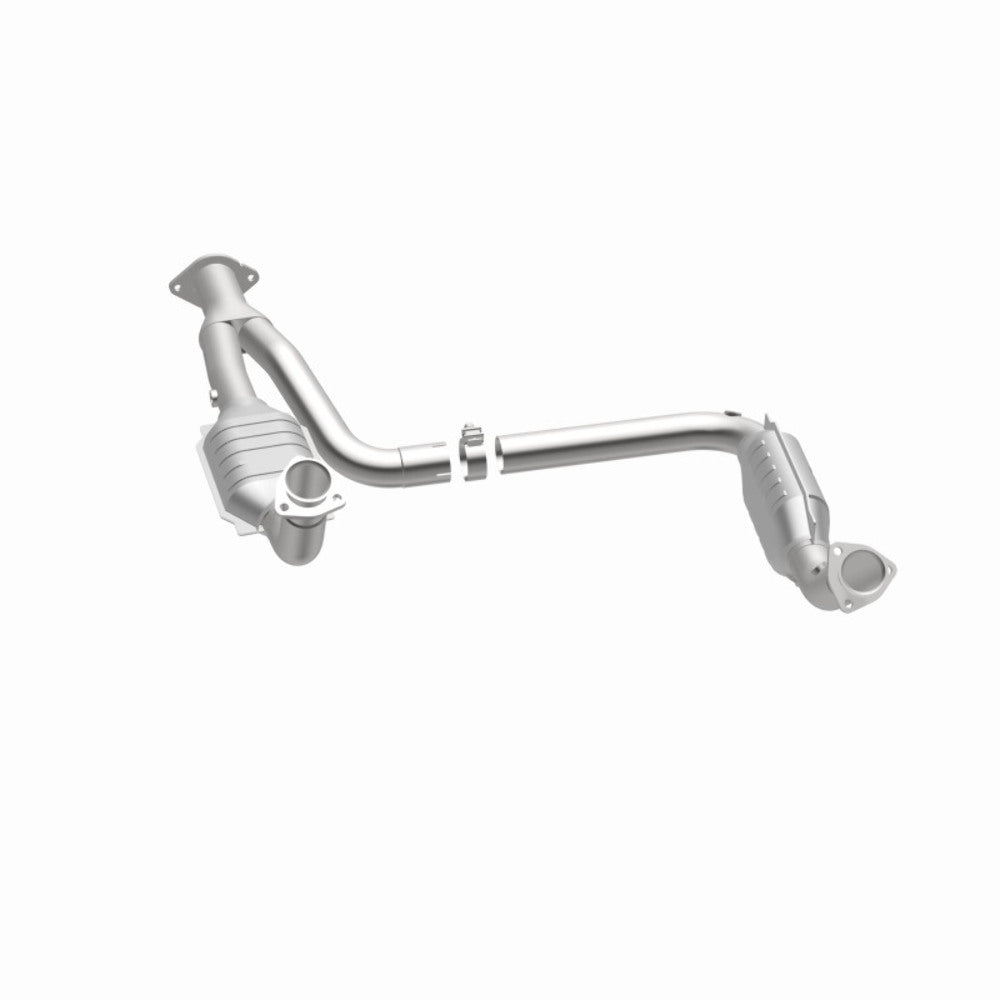 MagnaFlow direct-fit catalytic converter fits 1996-2000 Chevrolet Tahoe, 1996-1999 Chevrolet K1500 Suburban, and additional vehicles and 00-01Tahoe/Yukon V8 5.7L stainless steel CA