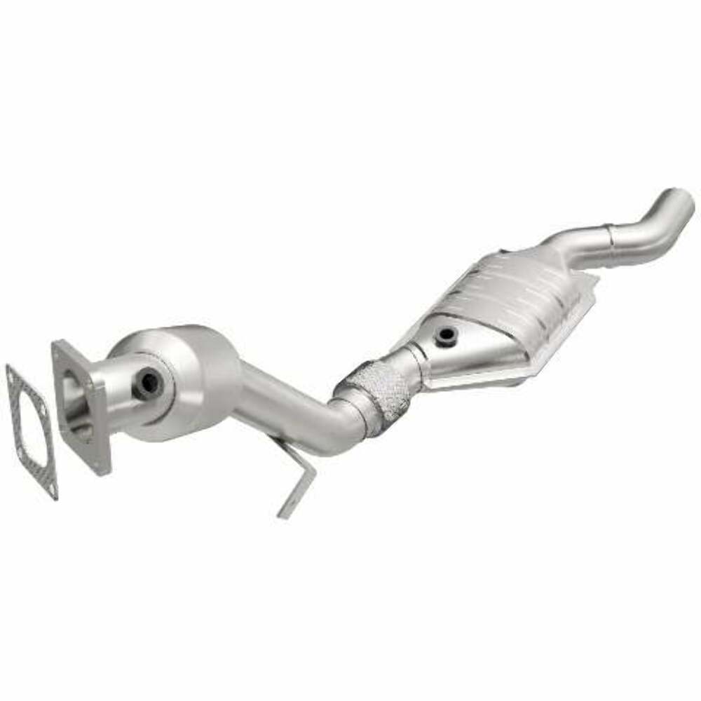 MagnaFlow direct-fit catalytic converter for 2000-2002 Audi S4 2.7L passenger side stainless steel CARB compliant 49914