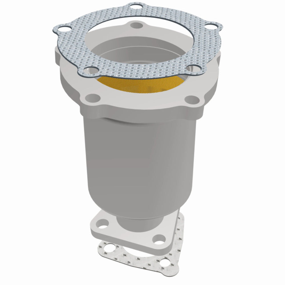 MagnaFlow direct-fit catalytic converter for 2000-2002 Mazda 2.0L stainless steel CARB compliant OBDII 49299