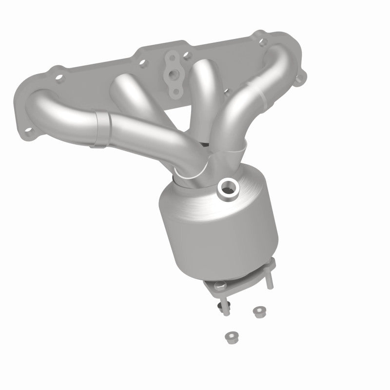 MagnaFlow direct-fit catalytic converter fits 2000-2002 Saturn SL1, Saturn SL, and additional vehicles. Hardware is included to eliminate the hassle of working with corroded factor