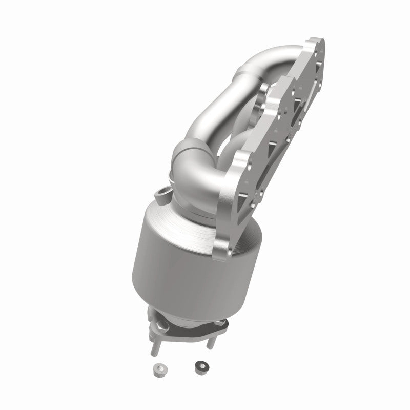 MagnaFlow direct-fit catalytic converter fits 2000-2002 Saturn SL1, Saturn SL, and additional vehicles. Hardware is included to eliminate the hassle of working with corroded factor