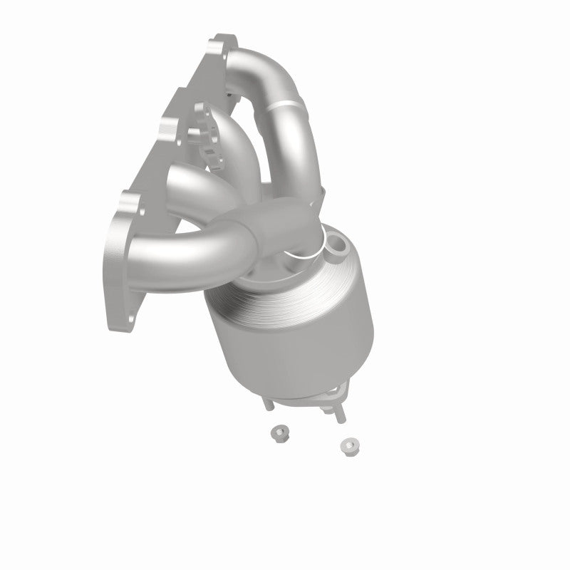 MagnaFlow direct-fit catalytic converter fits 2000-2002 Saturn SL1, Saturn SL, and additional vehicles. Hardware is included to eliminate the hassle of working with corroded factor