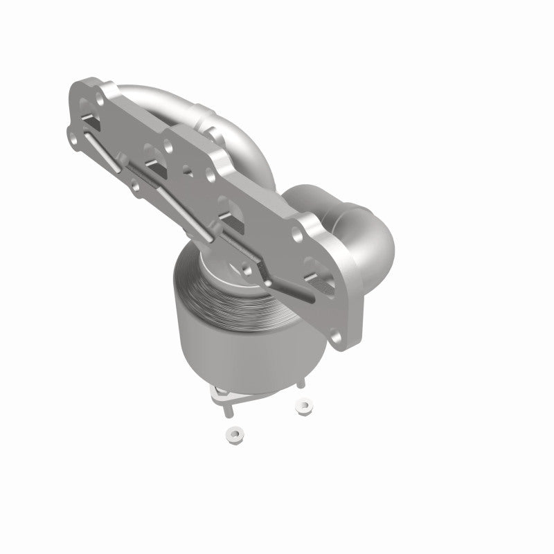 MagnaFlow direct-fit catalytic converter fits 2000-2002 Saturn SL1, Saturn SL, and additional vehicles. Hardware is included to eliminate the hassle of working with corroded factor