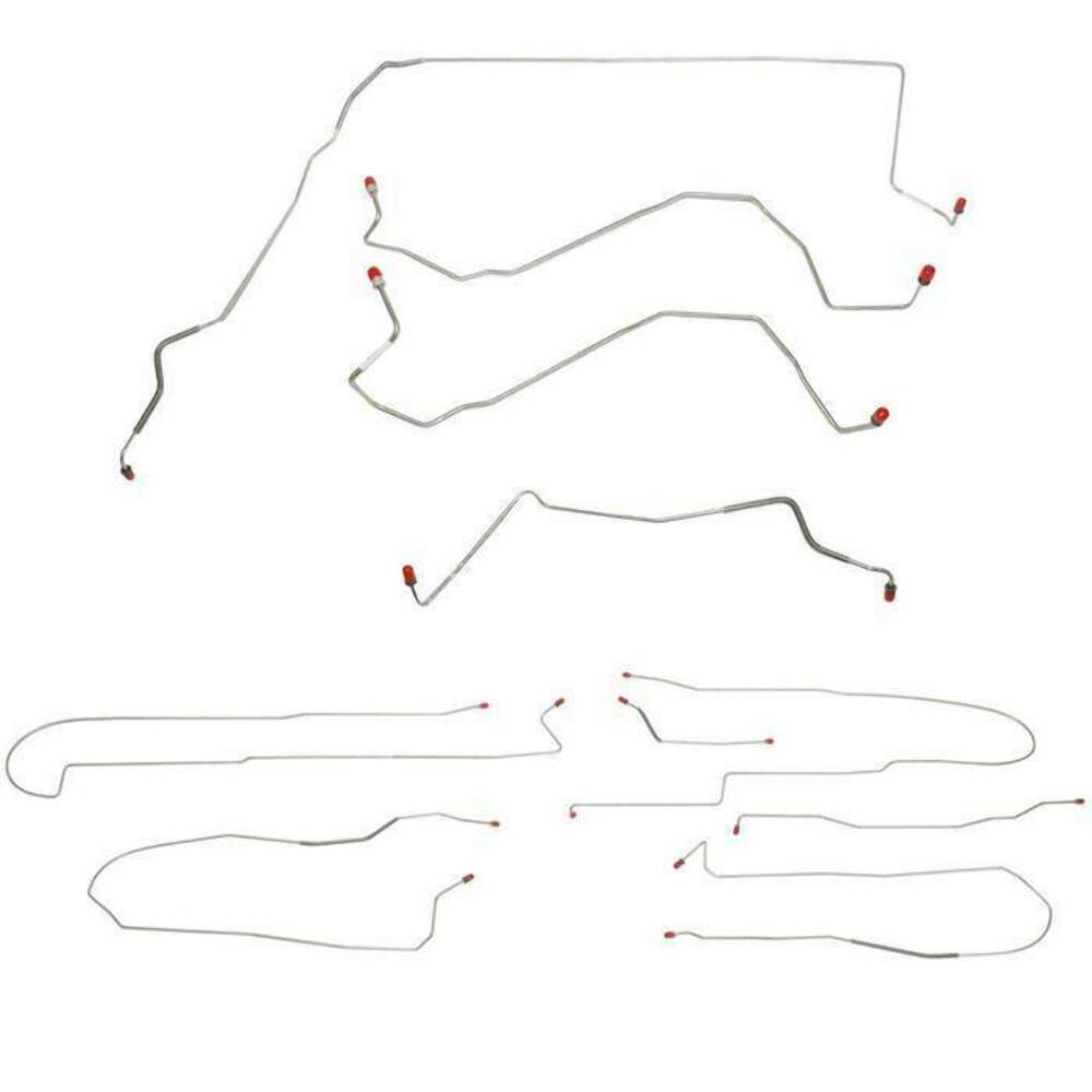 Complete Brake Line Kit for 2000-2003 Buick LeSabre AWABS ABS disc brakes stainless steel