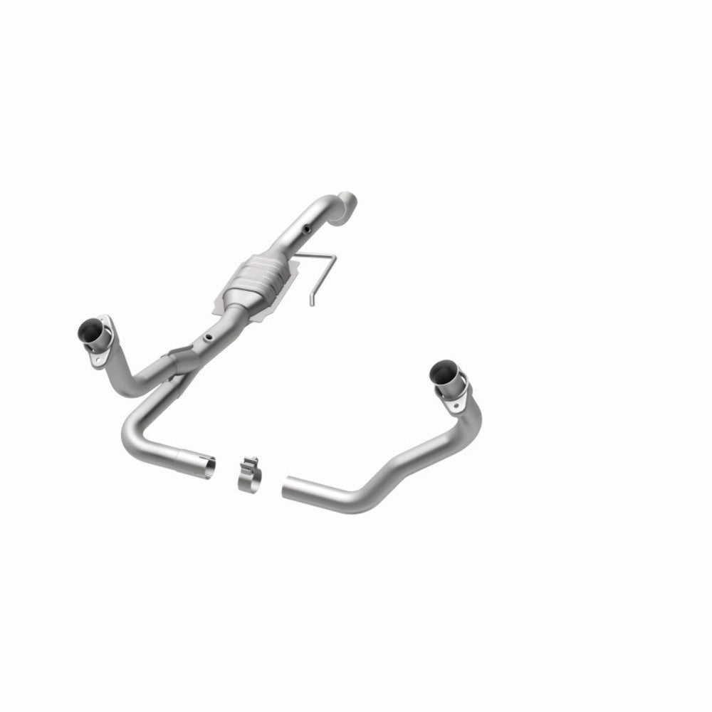 MagnaFlow direct-fit catalytic converter fits 2000-2003 Dodge Dakota 4.7L and 2000-2003 Dakota 4.7L 4WD 4.7L stainless steel CARB compliant OBDII 49600