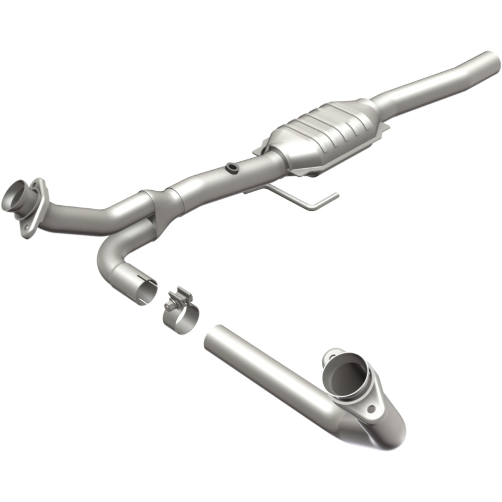 MagnaFlow direct-fit catalytic converter for 2000-2003 Dodge 3.9 inch inlet/outlet stainless steel CARB compliant OBDII 51874