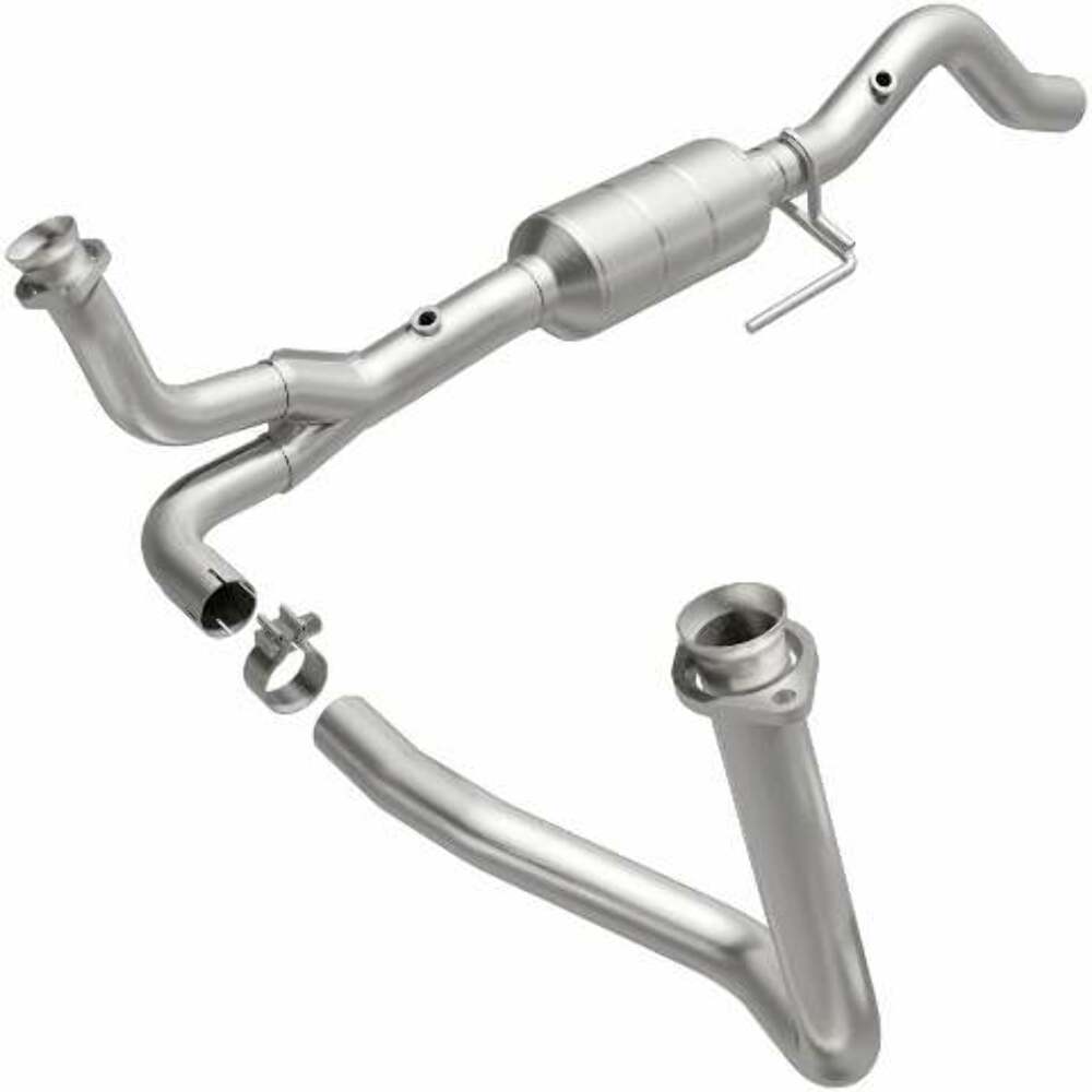 MagnaFlow direct-fit catalytic converter fits 2000 Dodge Durango 5.2L and 2000-2003 Dodge Durango 5.9L stainless steel CARB compliant OBDII 49473