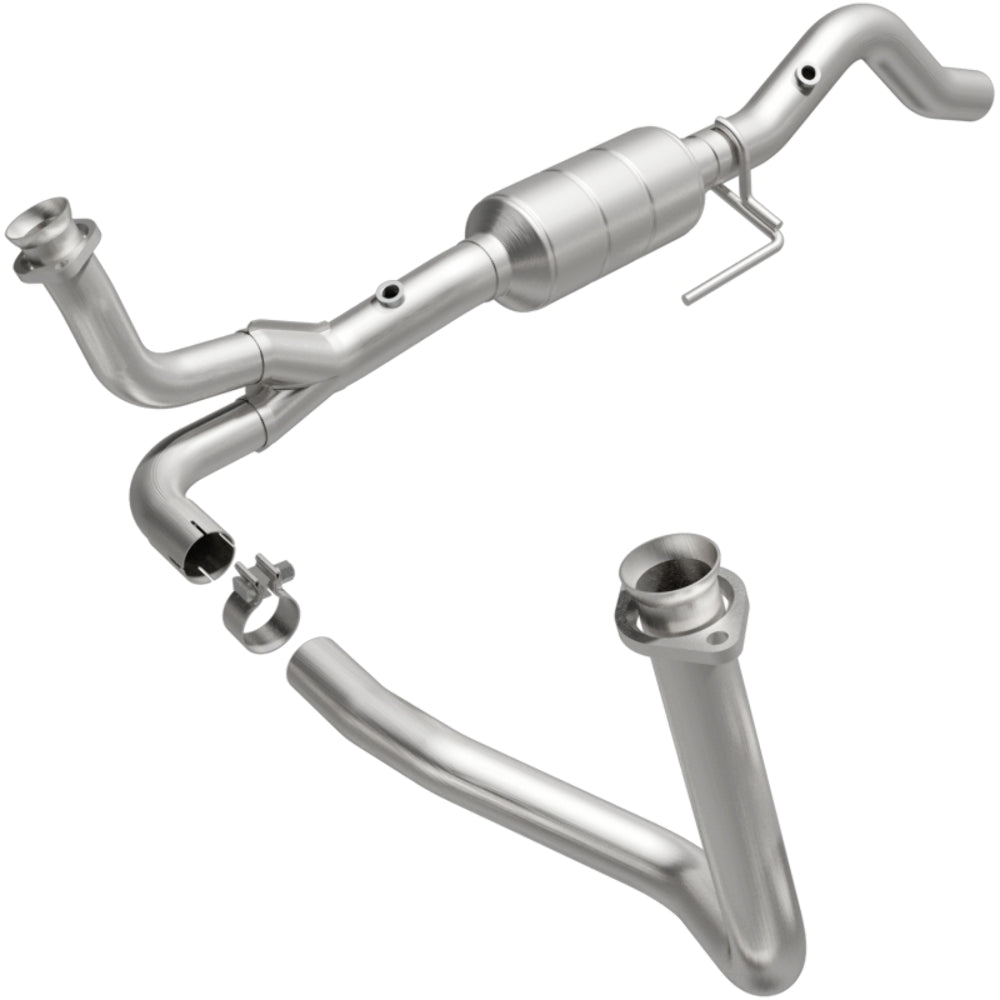 MagnaFlow direct-fit catalytic converter fits 2000 Dodge Durango 5.2L and 2000-2003 Dodge Durango 5.9L stainless steel CARB compliant OBDII 49473