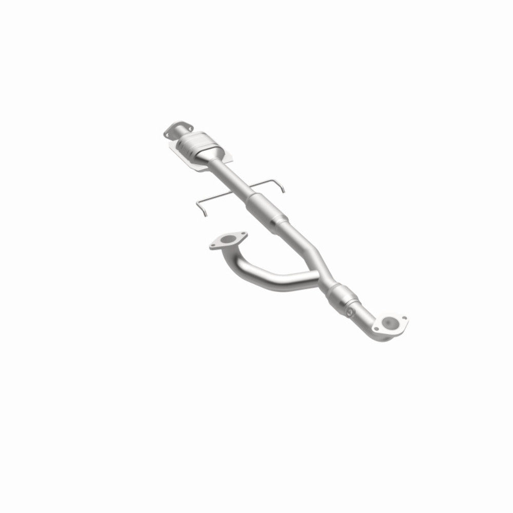 MagnaFlow direct-fit catalytic converter fits 2000-2005 Mitsubishi Eclipse, 2001-2005 Dodge Stratus, and more, this and 2000-2003 Galant 3L rr stainless steel CARB compliant OBDII