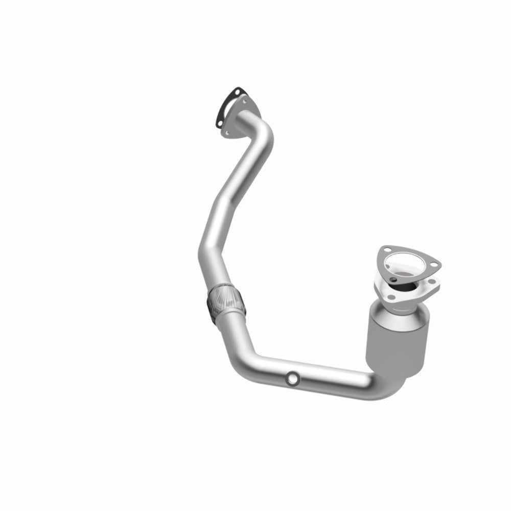 MagnaFlow direct-fit catalytic converter fits 2001-2003 Saturn L300, Saturn LW300, and additional vehicles. Avoid potential exhaust leaks by using the included gaskets to get a pro