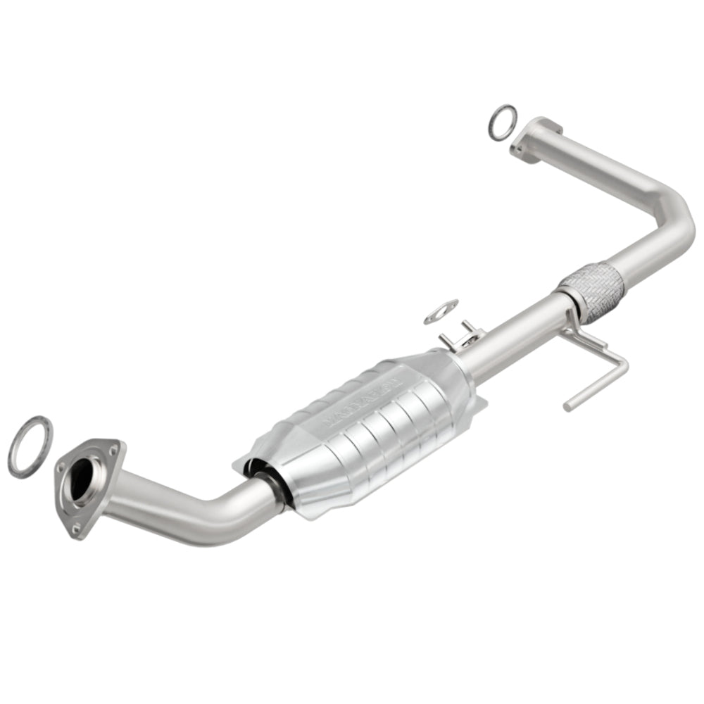 MagnaFlow direct-fit catalytic converter for 2000-2002 Toyota Tundra 4.7L driver side stainless steel CARB compliant 447173