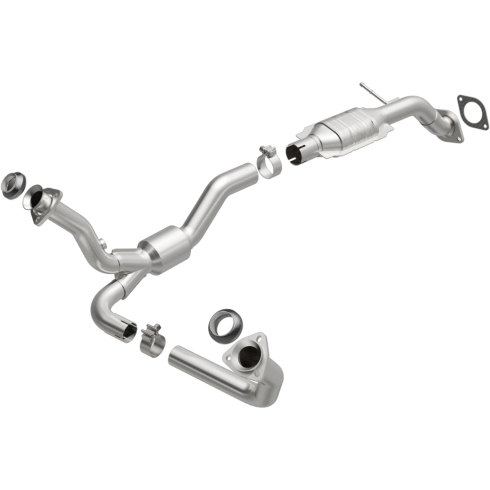 MagnaFlow direct-fit catalytic converter fits 2000-2002 Chevrolet Blazer and 2000-2001 GMC Jimmy and 2000-2005 GM Blazer 4.3L stainless steel CARB compliant 447252