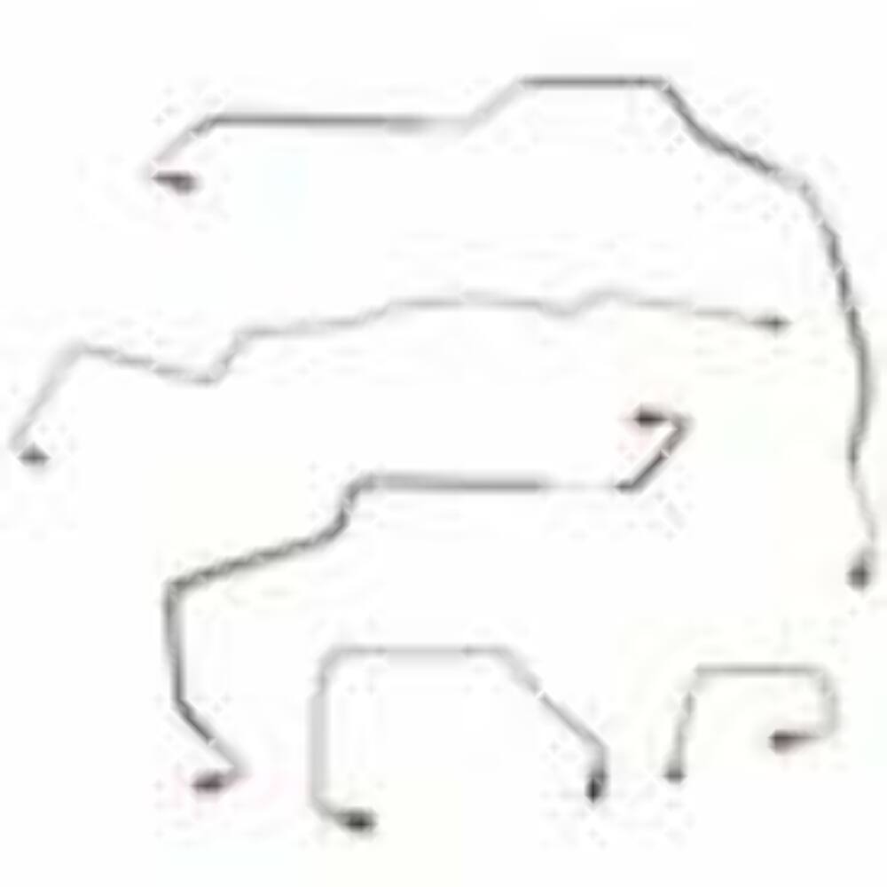 Complete Brake Line Kit for 2000-2005 Chevy Cavalier ABS steel