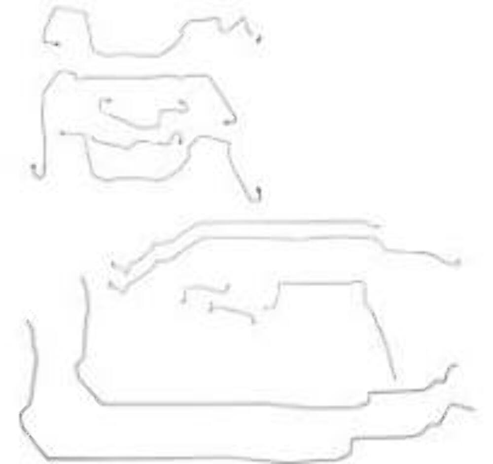 Complete Brake Line Kit for 2000-2005 Chevy Cavalier ABS stainless steel