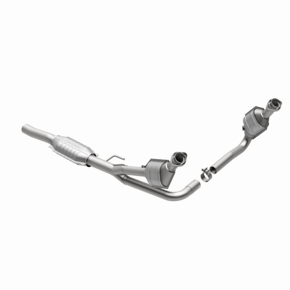MagnaFlow direct-fit catalytic converter fits 2000-2003 Dodge Dakota 3.9L and 00 Dodge Dakota 3.9L 2wd 3.9L stainless steel CARB compliant OBDII 51392