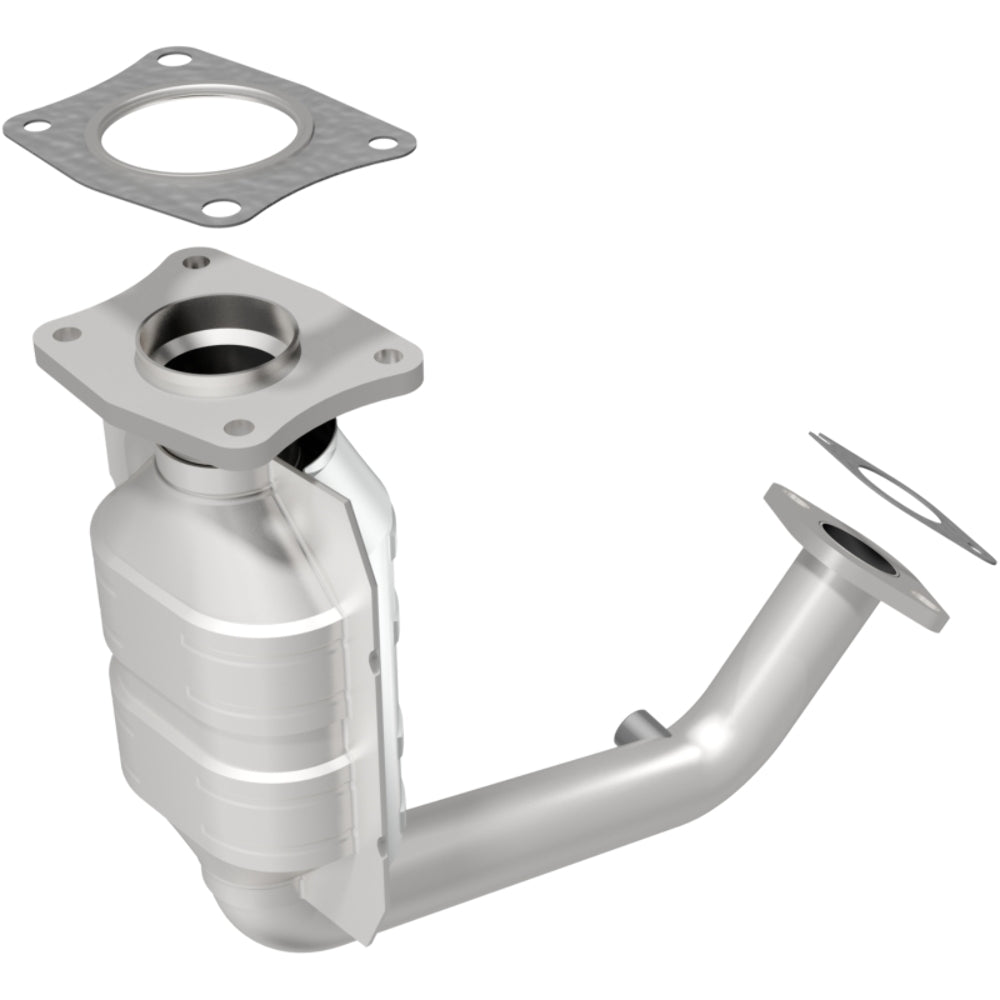 MagnaFlow direct-fit catalytic converter fits 2000-2004 Ford Focus 2.0L and 00 Ford Focus 2.0L Code P 2.0L stainless steel CARB compliant OBDII 49005