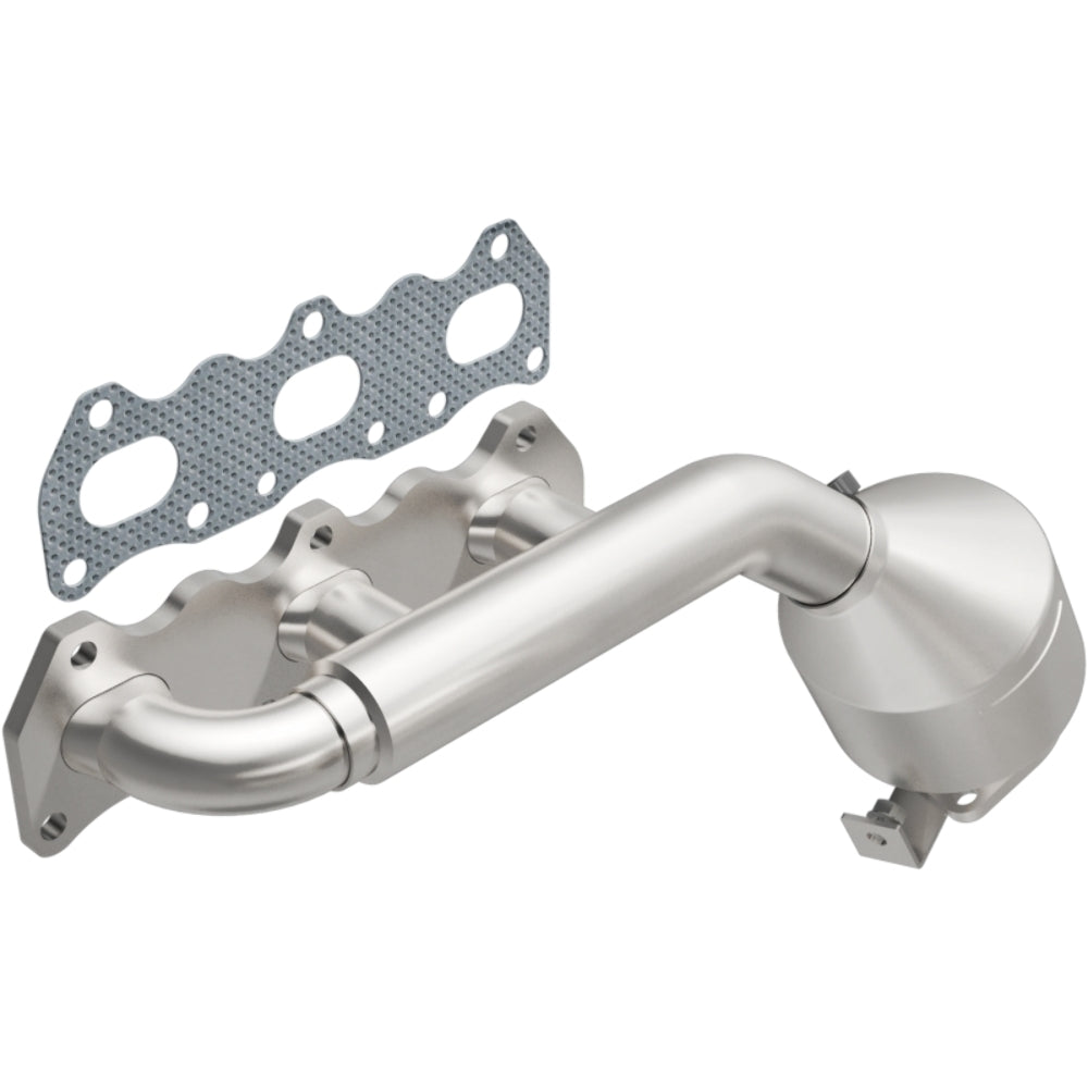 MagnaFlow direct-fit catalytic converter fits 2001-2004 Chevrolet Tracker, 1999-2005 Suzuki Grand Vitara, and more, this and 00 Suzuki Grand Vitara 2.5L stainless steel CARB compli