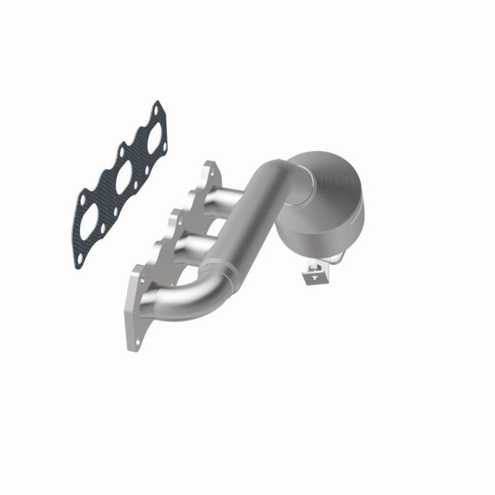 MagnaFlow direct-fit catalytic converter fits 2001-2004 Chevrolet Tracker, 1999-2005 Suzuki Grand Vitara, and more, this and 00 Suzuki Grand Vitara 2.5L stainless steel CARB compli
