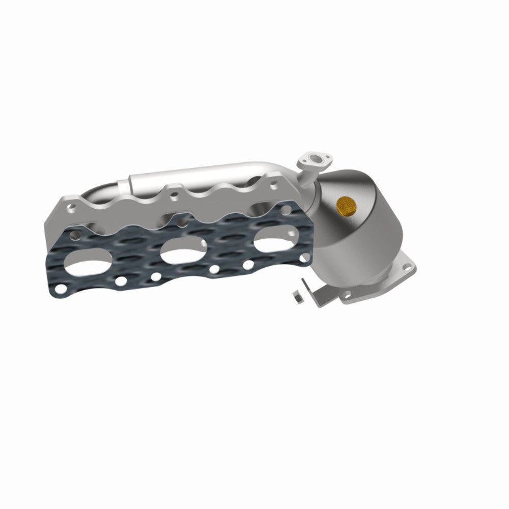 MagnaFlow direct-fit catalytic converter fits 1999-2005 Suzuki Grand Vitara, 2001-2004 Chevrolet Tracker, and more, this and 00 Suzuki Grand Vitara 2.5L stainless steel CARB compli