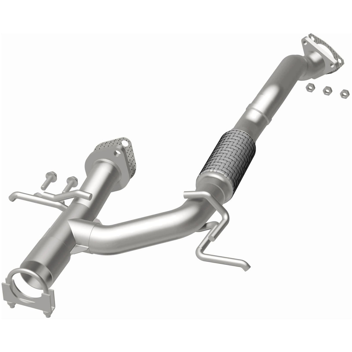 2014-2017 Jeep Cherokee Direct-Fit Front Pipe Kit 107-0276 stainless steel