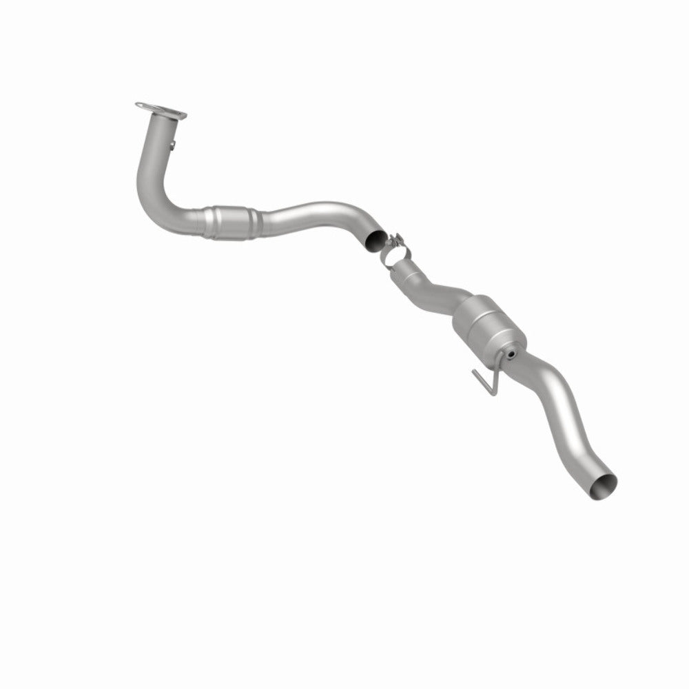 MagnaFlow direct-fit catalytic converter fits 2002 Chevrolet Silverado 2500 HD and 2002 GMC Sierra 2500 HD and 2001-2002 2500HD driver side 8.1L driver side stainless steel CARB co