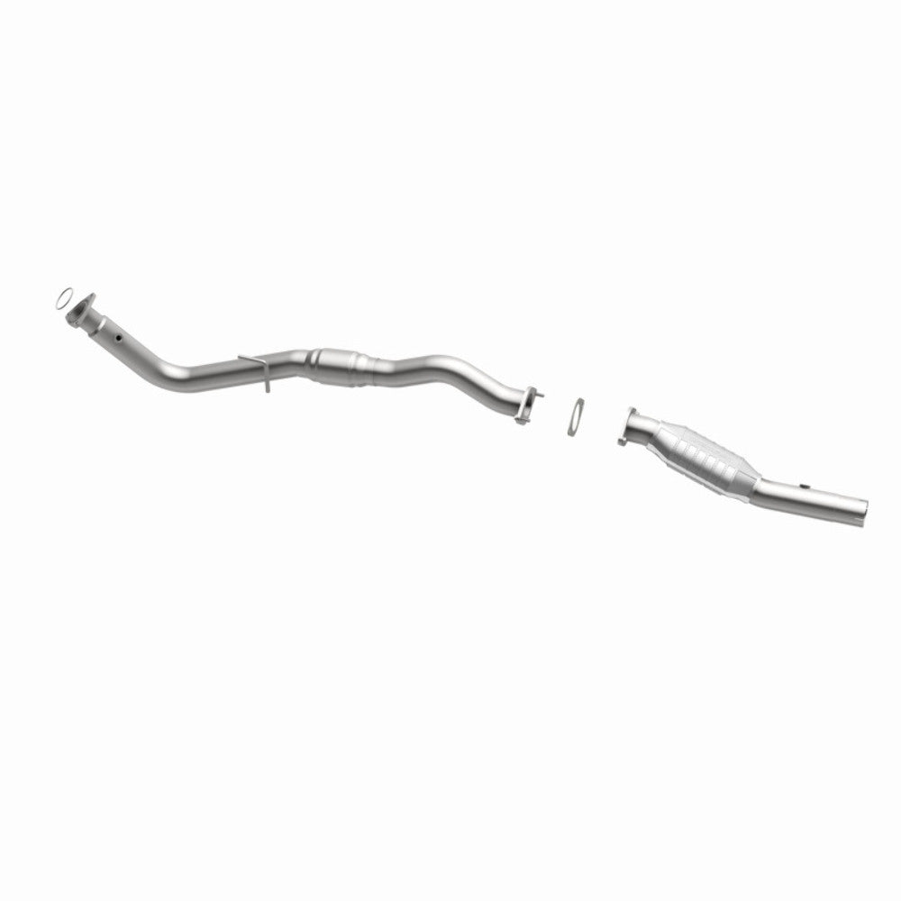MagnaFlow direct-fit catalytic converter fits 2002-2006 GMC Sierra 2500 HD, 2001-2005 Chevrolet Silverado 1500 HD, and additional vehicles and 2001-2002 GM 2500 passenger side 6.0L