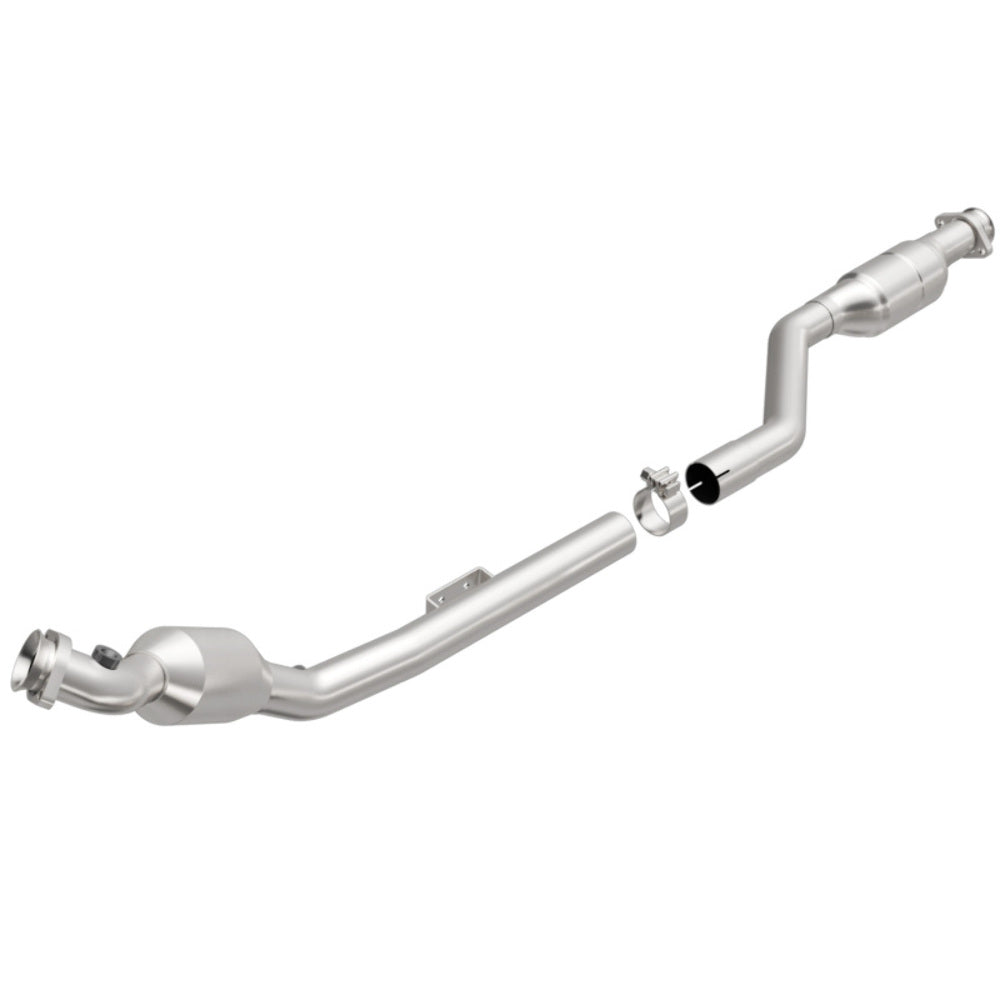 MagnaFlow direct-fit catalytic converter fits 2001-2002 Merc E430 driver side CA driver side stainless steel CARB compliant 454032