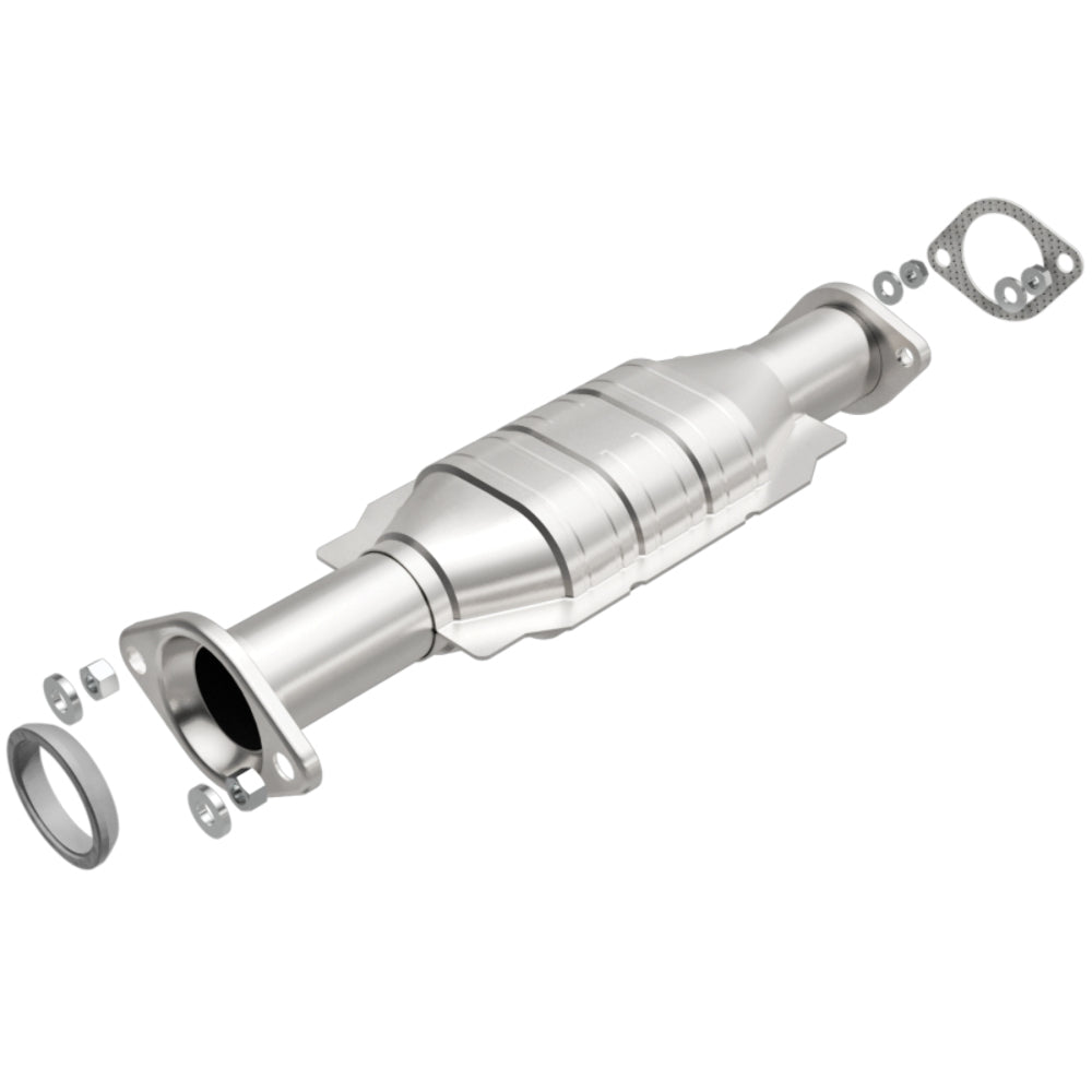 MagnaFlow direct-fit catalytic converter fits 2001-2002 Montero 3.5L Rear 3.5L stainless steel CARB compliant 24239