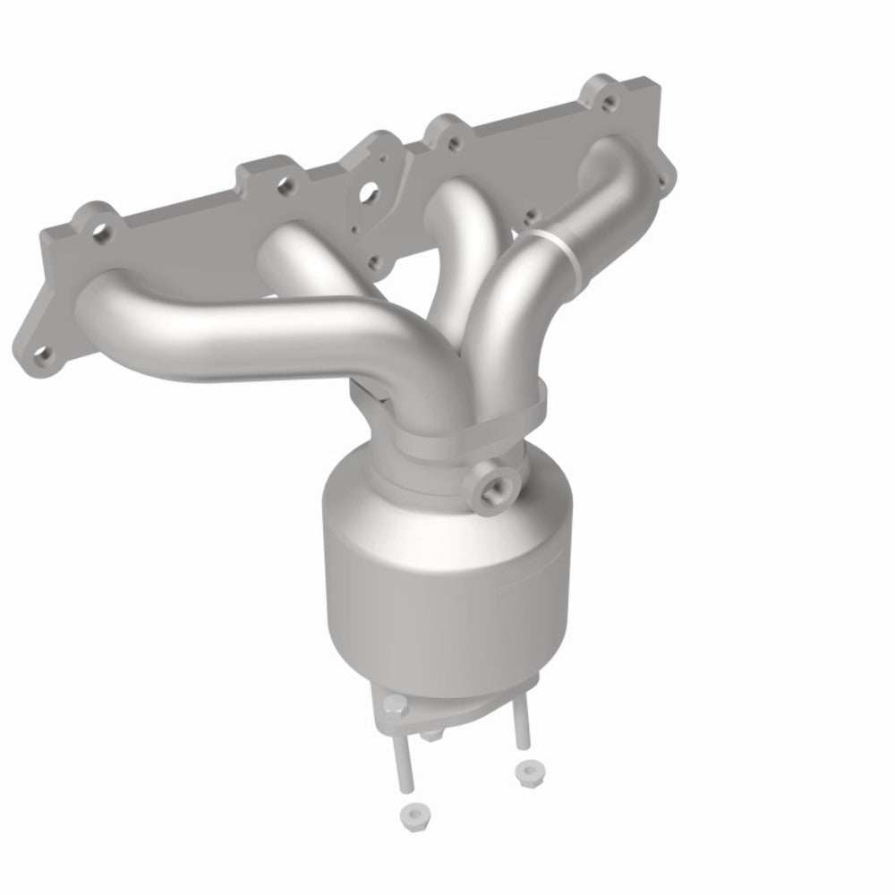 MagnaFlow direct-fit catalytic converter fits 1999-2002 Saturn SL2, Saturn SC2, and additional vehicles. Hardware is included to eliminate the hassle of working with corroded facto