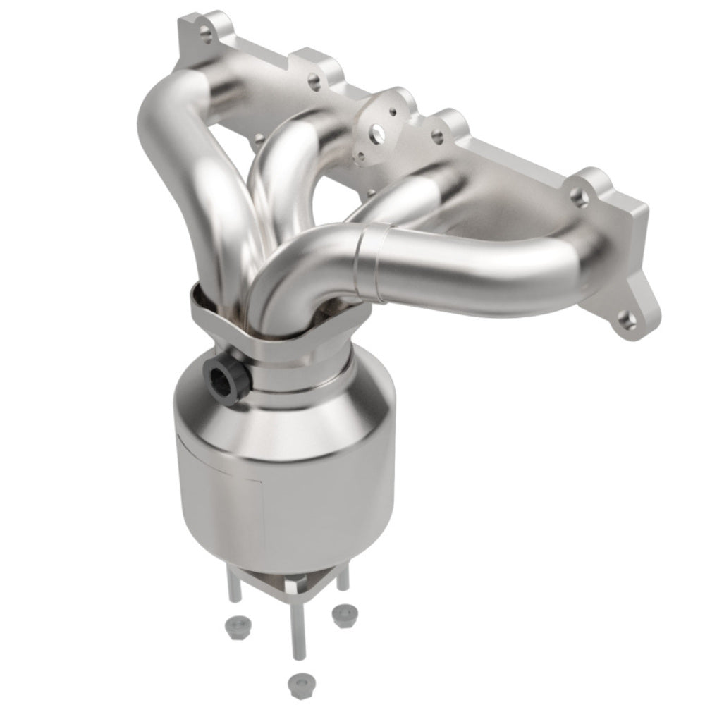 MagnaFlow direct-fit catalytic converter fits 1999-2002 Saturn SL2, Saturn SC2, and additional vehicles. Hardware is included to eliminate the hassle of working with corroded facto