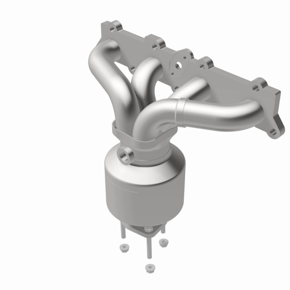MagnaFlow direct-fit catalytic converter fits 1999-2002 Saturn SL2, Saturn SC2, and additional vehicles. Hardware is included to eliminate the hassle of working with corroded facto