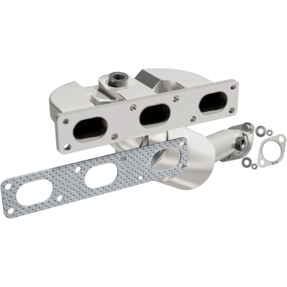 MagnaFlow direct-fit catalytic converter for 2001-2003 BMW stainless steel CARB compliant 452431