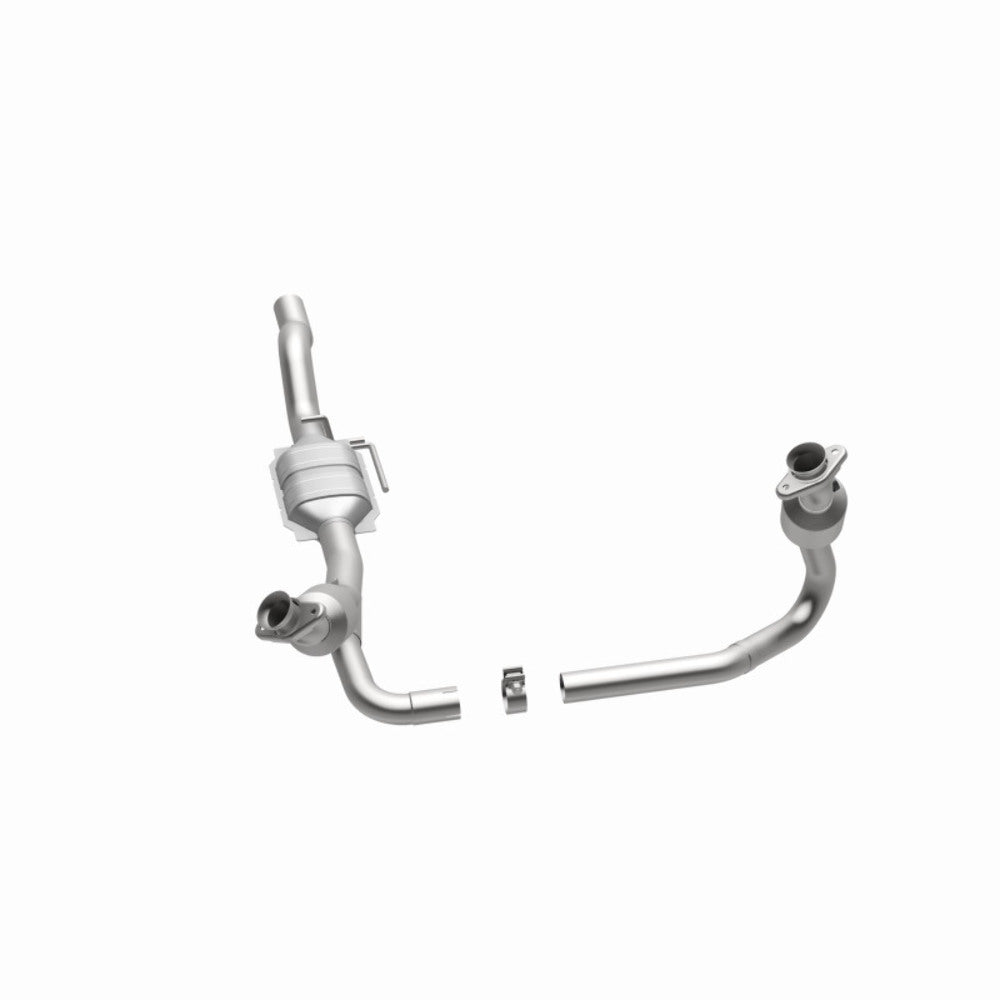 MagnaFlow direct-fit catalytic converter fits 2001-2003 Dakota 3.9/5.9L 3.9 inch inlet/outlet stainless steel CARB compliant 447241