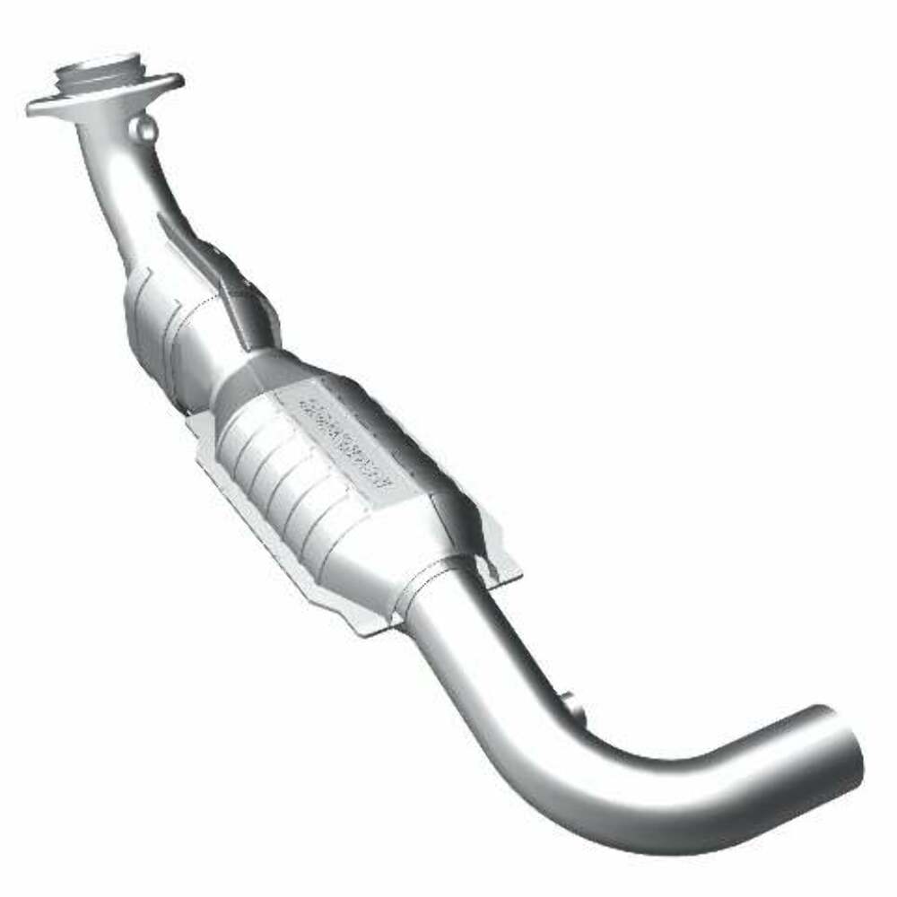 MagnaFlow direct-fit catalytic converter for 2001-2003 Ford F-150 driver side 5.4 inch inlet/outlet stainless steel CARB compliant OBDII 49621