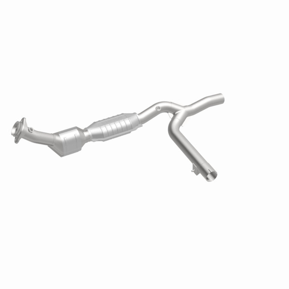 MagnaFlow direct-fit catalytic converter for 2001-2003 Ford F-150 passenger side 5.4 inch inlet/outlet stainless steel CARB compliant OBDII 49622