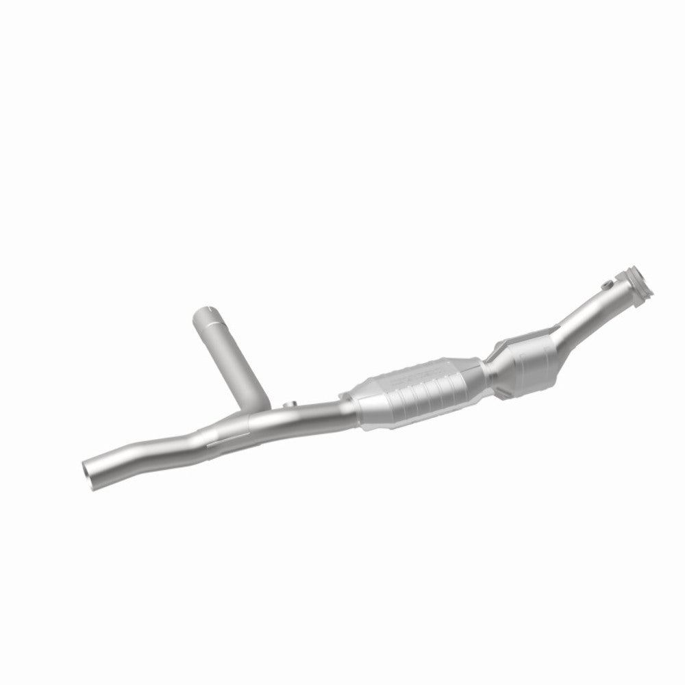 MagnaFlow direct-fit catalytic converter for 2001-2003 Ford F-150 5.4L passenger side stainless steel Federal EPA compliant OBDII 93448