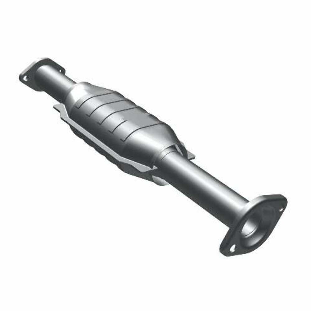 MagnaFlow direct-fit catalytic converter fits 2001-2003 Mitsubishi Montero Sport 3.5L and 2002-2003 Mitsubishi Montero Sport 3.0L stainless steel CARB compliant OBDII 49570