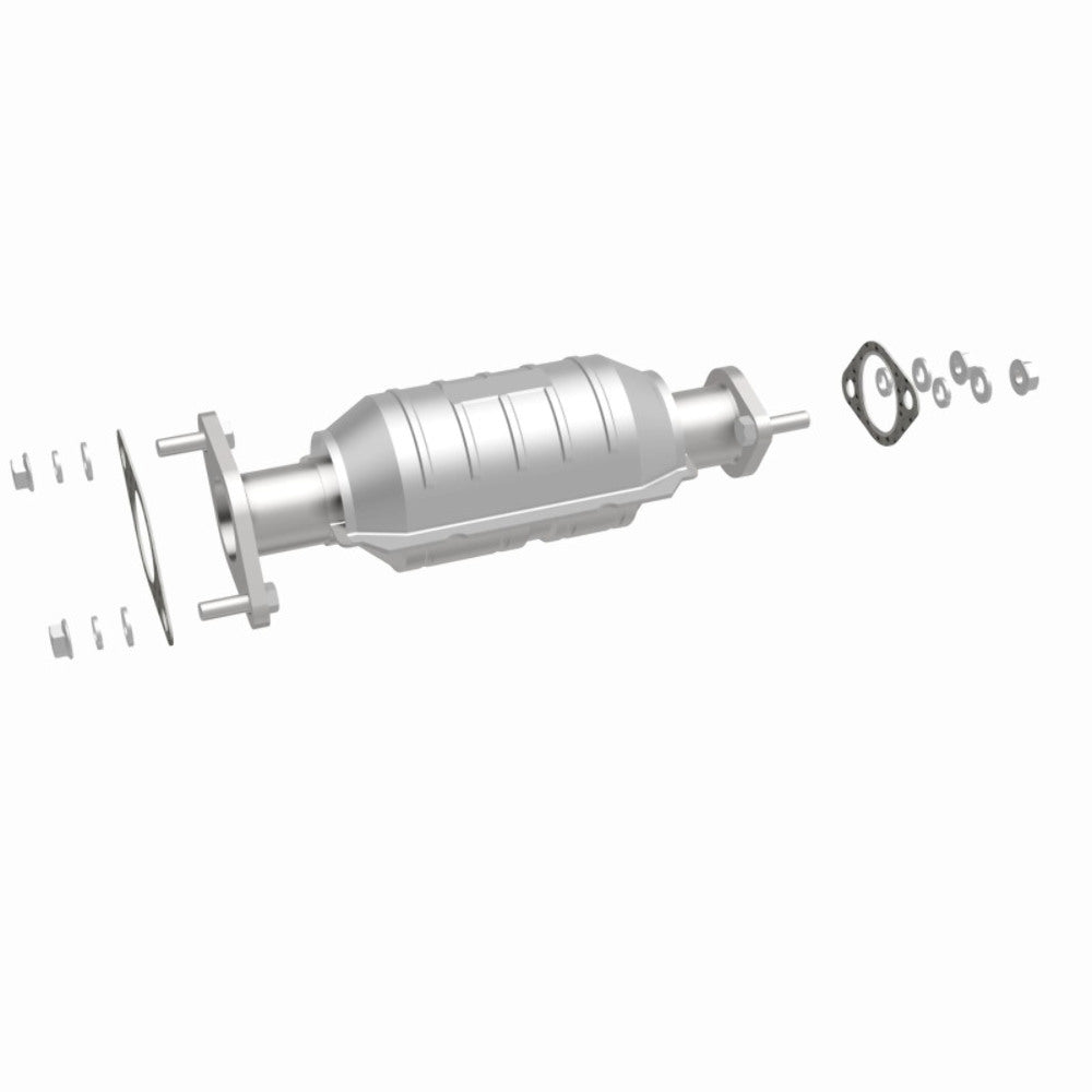 MagnaFlow direct-fit catalytic converter fits 2001-2003 Rio 1.5/1.6 rr 1.5 inch inlet 1.6 inch outlet stainless steel Federal EPA compliant OBDII 24407