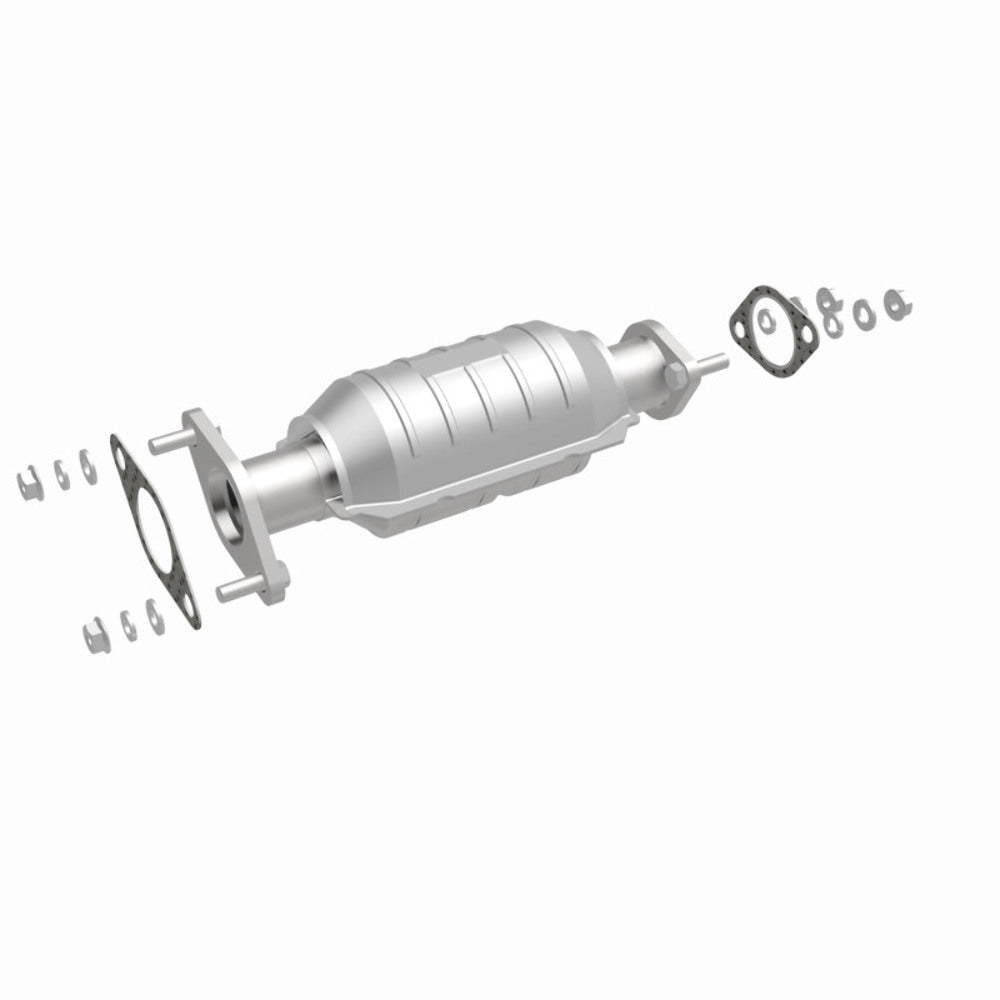 MagnaFlow direct-fit catalytic converter fits 2001-2003 Rio 1.5/1.6 rr 1.5 inch inlet 1.6 inch outlet stainless steel Federal EPA compliant OBDII 24407