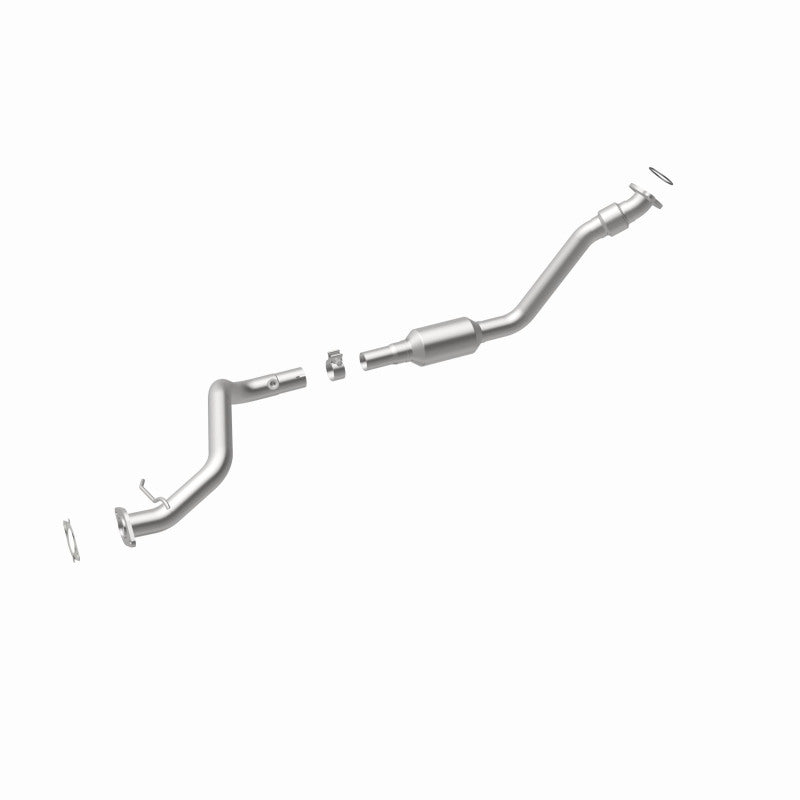 MagnaFlow direct-fit catalytic converter fits 2002-2005 Buick Rendezvous and 2001-2005 Pontiac Aztek, this and 2001-2004 Aztek 3.4 Undrbdy 3.4 inch inlet/outlet stainless steel CAR