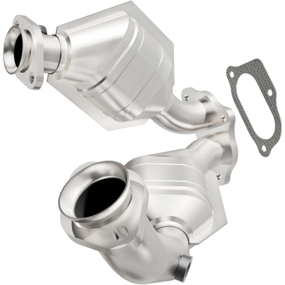MagnaFlow direct-fit catalytic converter fits 2001-2005 Ford Explorer Sport Trac, 2001-2003 Ford Ranger, and more, this and 2001-2004 Explorer stainless steel CARB compliant OBDII