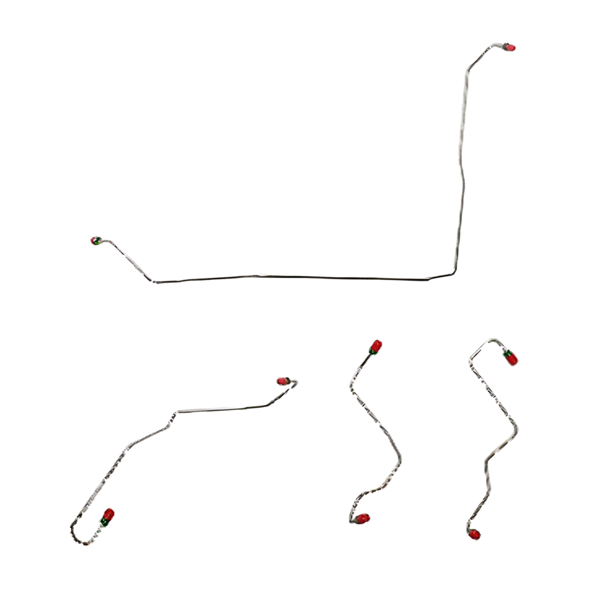 Front Brake Line Kit for 2001-2004 Ford Escape AWABS ABS stainless steel