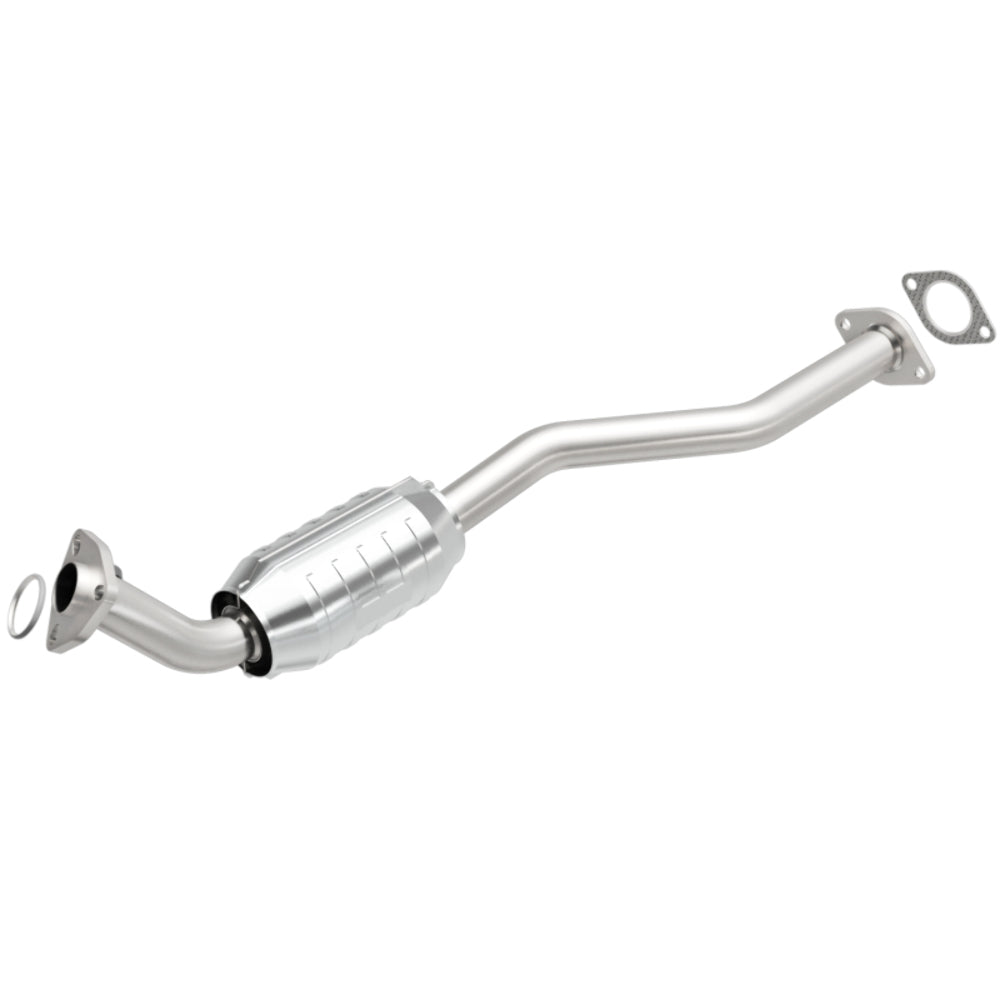 MagnaFlow direct-fit catalytic converter for 1999-2004 Nissan Frontier 3.3L driver side stainless steel CARB compliant OBDII 49480