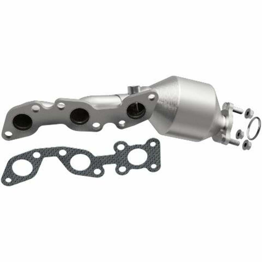 MagnaFlow direct-fit catalytic converter for 2002-2004 Nissan Frontier passenger side stainless steel CARB compliant OBDII 49998