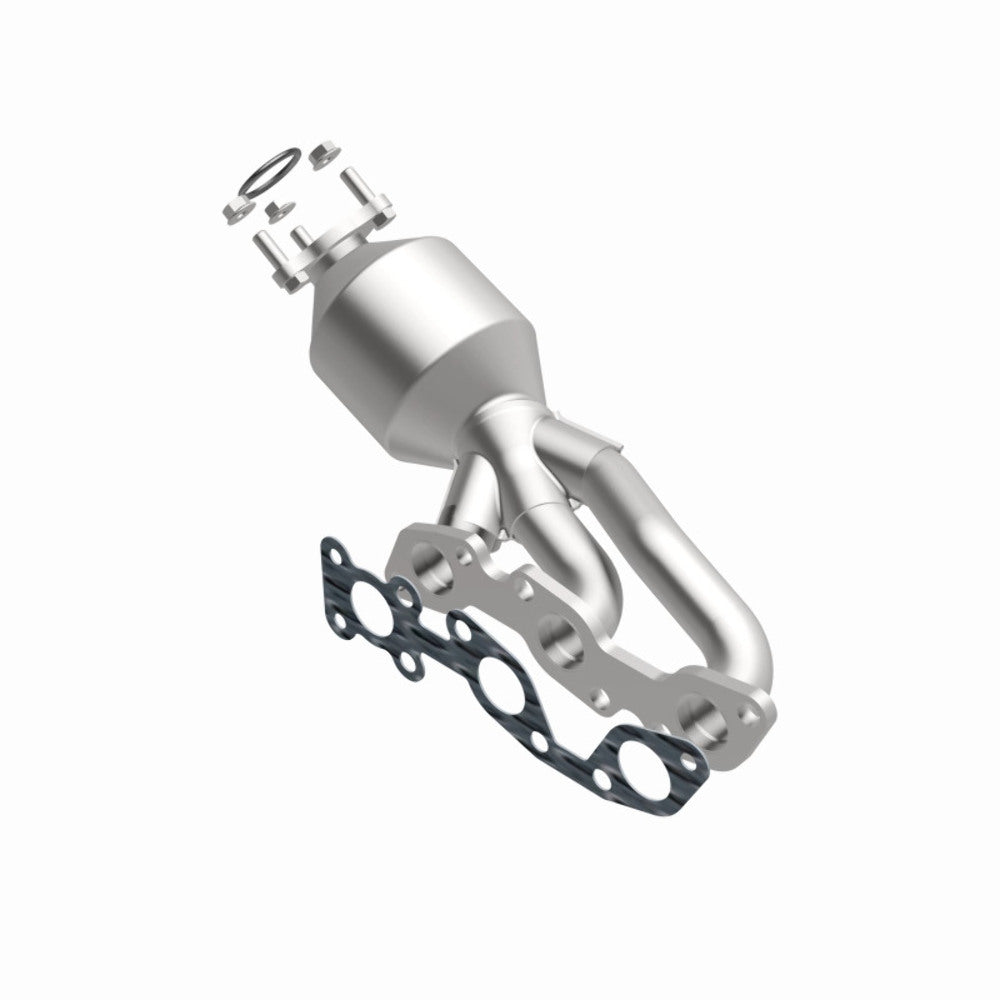 MagnaFlow direct-fit catalytic converter for 2002-2004 Nissan Frontier passenger side stainless steel CARB compliant OBDII 49998