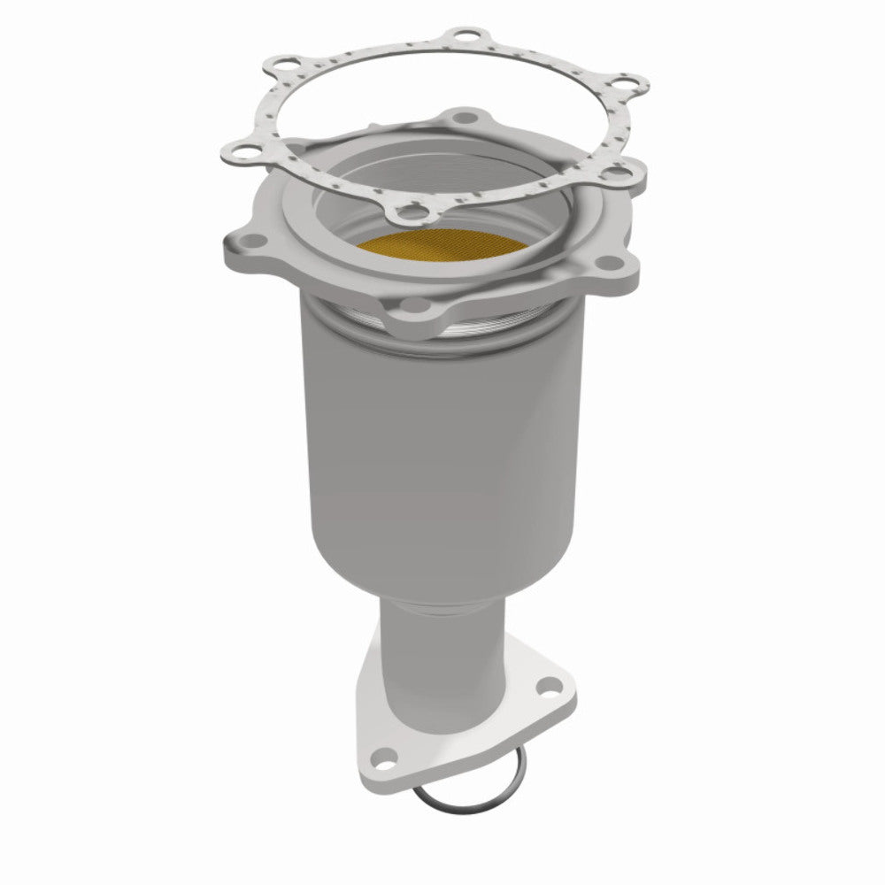 MagnaFlow direct-fit catalytic converter fits 2001-2004 Nissan Pathfinder and 2001 INFINITI QX4, this and 2001-2004 Pathfinder passenger side 3.5L passenger side stainless steel CA